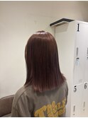 ピンクブラウンカラー
