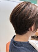 乾かすだけ！お手入れ簡単ショートボブ