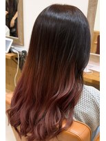 ノーム 横浜(NORM)&nbsp;ケアブリーチピンクベージュグラデーションカラー