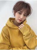 大人ガーリー/レイヤーショート/前髪白髪/20代30代40代50代/仙台