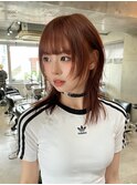 黒髪/クラゲヘアー/オリーブグレー/小顔/ココアベージュ/渋谷