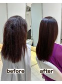 田園調布髪質改善｜純度100％トリートメント＋カット＋縮毛矯正