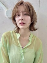 ファナ(fha-na)&nbsp;☆シースルーバング　大人気のくびれヘア ミディアムレイヤー☆
