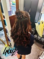 ラグズ 茅ヶ崎(LAGUZ)&nbsp;【ヘアセット】 ルーズカール・ハーフアップアレンジ