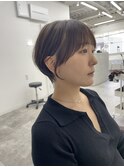 ショートボブ/丸みショート/小顔ショート