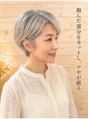 【4.カットで髪にツヤが蘇る♪ショートカット】