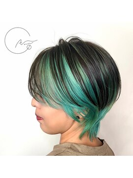 ヘアアジュールココ(hair azure CoCo...) 逆アンブレラカラー