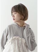 ころんとまとまるボブレイヤーカット＊ハイライトカラー＊顔周り