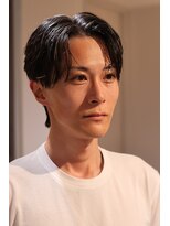 ボーイ(BOY) ニュアンスセンターパート曲がる縮毛矯正