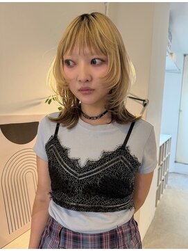 ニコフクオカヘアーメイク(NIKO Fukuoka Hair Make) 《NIKO》ギザバング☆レイヤーカット×デザインカラー福岡天神