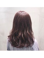 アンド バイ ヘアサロン(AND by hair salon) モーブピンクカラー