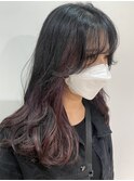 scene.【シーン】【池袋 西口徒歩3分】インナーカラーパープル