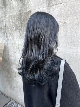 アクアオモテサンドウ(ACQUA omotesando) *ブリーチなし透明感アッシュブルーグレージュブルーブラック