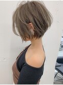 前下がり/くびれヘア/ショートボブ/[大阪箕面駅/ショート]