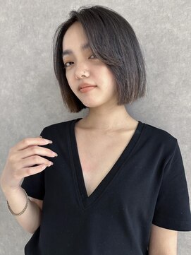 オブジェ シエル(obje't ciel) 【obje't ciel】切りっぱなしボブ【山口紗季】