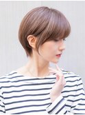 青山 表参道 ショートヘア 髪型 30代40代 チョコレートブラウン