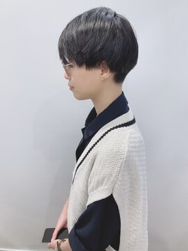モリオフロムロンドン 松戸店(Morio from London) 【松戸 岩口】軽め黒髪刈り上げマッシュショート