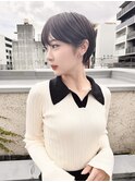【小林翼】ショート/顔まわり/前髪/縮毛矯正/白髪ぼかし/柏