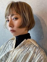 イトシテ&nbsp;ハイトーンベージュ×オン眉ミニボブ【本多身和子】