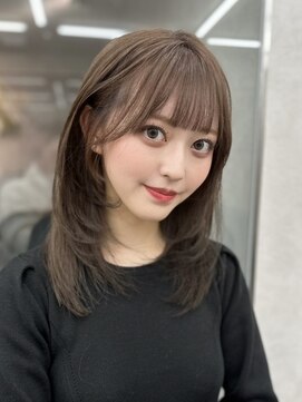 ロンド レア 天神大名店(Lond Le’a) ミルクティーベージュダブルカラーインナーカラーケアブリーチ