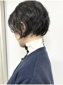 【morio原宿】刈り上げショート　癖毛活かし　オイル仕上げ