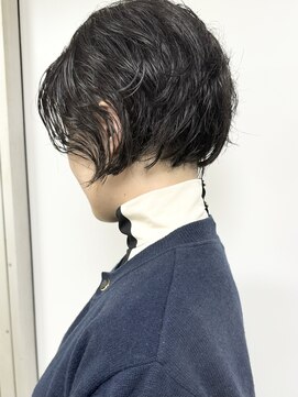 モリオフロムロンドン 原宿本店(morio from London) 【morio原宿】刈り上げショート　癖毛活かし　オイル仕上げ