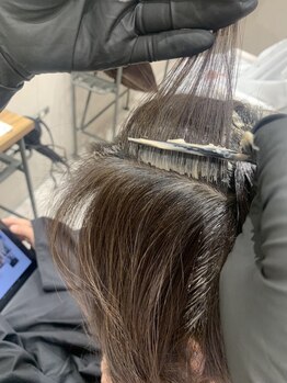 エメ バイ ヘアーポケット(aimer by hair pocket)の写真/【aimerの育てるハイライト】で隠す白髪染めから上品に明るく活かしておしゃれに♪