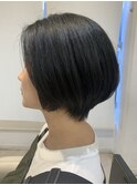 多毛でお悩みの方必見！乾かすだけでおさまるショートボブ