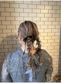 ヘアセット/ヘアアレンジ/編みおろし/お呼ばれヘア