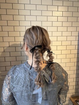 ナビ(nabi) ヘアセット/ヘアアレンジ/編みおろし/お呼ばれヘア