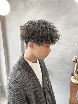 ロンドカスティーヨ 四日市(Lond castillo) 【萩原】波巻きパーマ/ツーブロックマッシュ/メンズパーマ