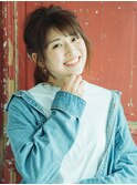 簡単ポニテアレンジ20代/30代/40代/ハレマチ通り