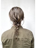 ヌープヘアーアイス(NUUP.hair ici)&nbsp;ブリーチなしダブルカラー　ブリーチなしベージュ