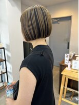 ペイジヘアー(paige hair)&nbsp;ボブ/ミニボブ/フレーミングカラー/デザインカラー/ブリーチ