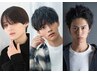 メンズカット+眉カット+眉メイク￥8800　【錦糸町北口】