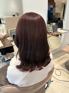 ビオラバイフーガ 綱島(Viola by FUGA) ピンクブラウンカラー*髪質改善トリートメント艶髪ヘア◎