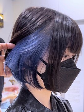 ロンドローズ 名古屋(Lond damaskRose) ダブルカラー ブリーチ 名駅 韓国 ボブ 髪質改善 縮毛矯正