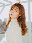黒髪/グレーベージュ/レイヤーロング/酸性ストレート/髪質改善