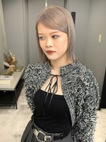 ジアン テラス(GIEN TERRASSE)&nbsp;Bob/ブリーチカラー/ミルクティーグレージュ@重里