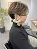 【石田指名限定】デジタルパーマで立体感ショートヘア！+エミームTR