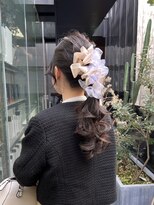 シェリ ヘアデザイン(CHERIE hair design)&nbsp;ポニーテールヘアアレンジ