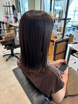 エクファ ヘアエステアンドスパ(ex-fa hair esthe&spa)&nbsp;イメチェン/ホワイトブロンド/外ハネボブ/美髪/草津/南草津