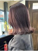 ピンクブラウンピンクラベンダーミルクティーベージュグレージュ