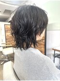 熊本ショート　ウルフパーマ　熊本美容室　熊本上通り　髪質改善