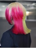 ウルフレイヤー韓国ヘアくびれヘア顔周りレイヤー_ba552281