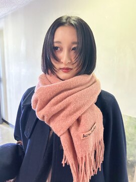 グリップ(GRIP) ミニボブ×顔周りレイヤー/hanami