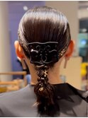 タイト編み下ろし ~結婚式二次会ヘアアレンジ~