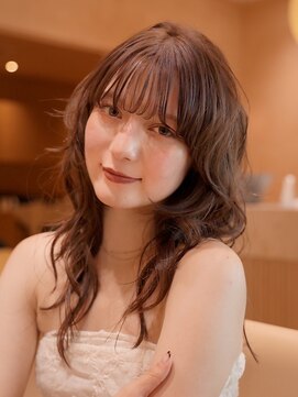 ワン 辻堂(one) オリーブベージュ/ウェットヘア /レイヤーカット/辻堂