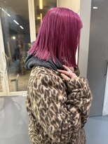 オーイット(ooit)&nbsp;＊深みピンクカラー×切りっぱなしボブ＊