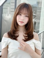 ロンドクレール 川崎(Lond clair)&nbsp;レイヤーカットで小顔印象！顔周りデザインがポイント/川崎93